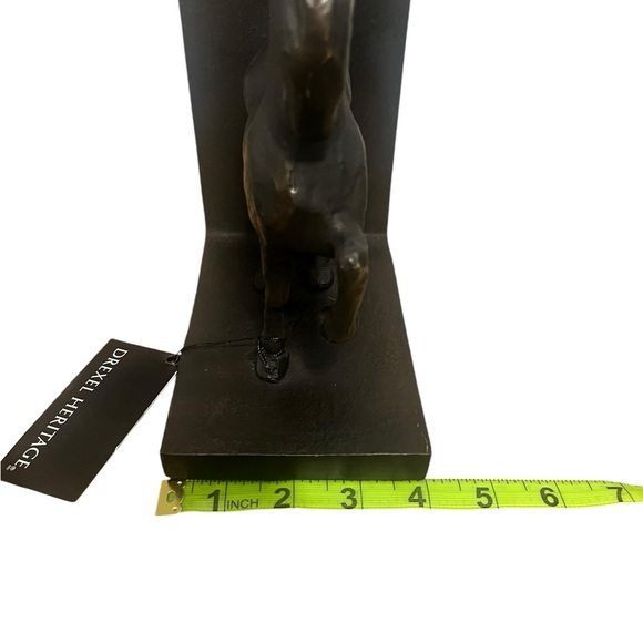 Drexel Heritage Horse Bookends, Industrial Farmhouse Decor, Rustic Bronze Set(2) - Picture 15 of 16